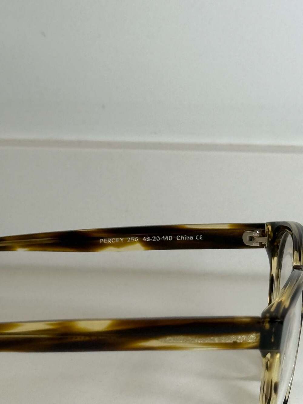 Warby Parker Percey 256 Eyeglasses in Tortoise Striped Sassafras 48-20-140 - Picture 5 of 9